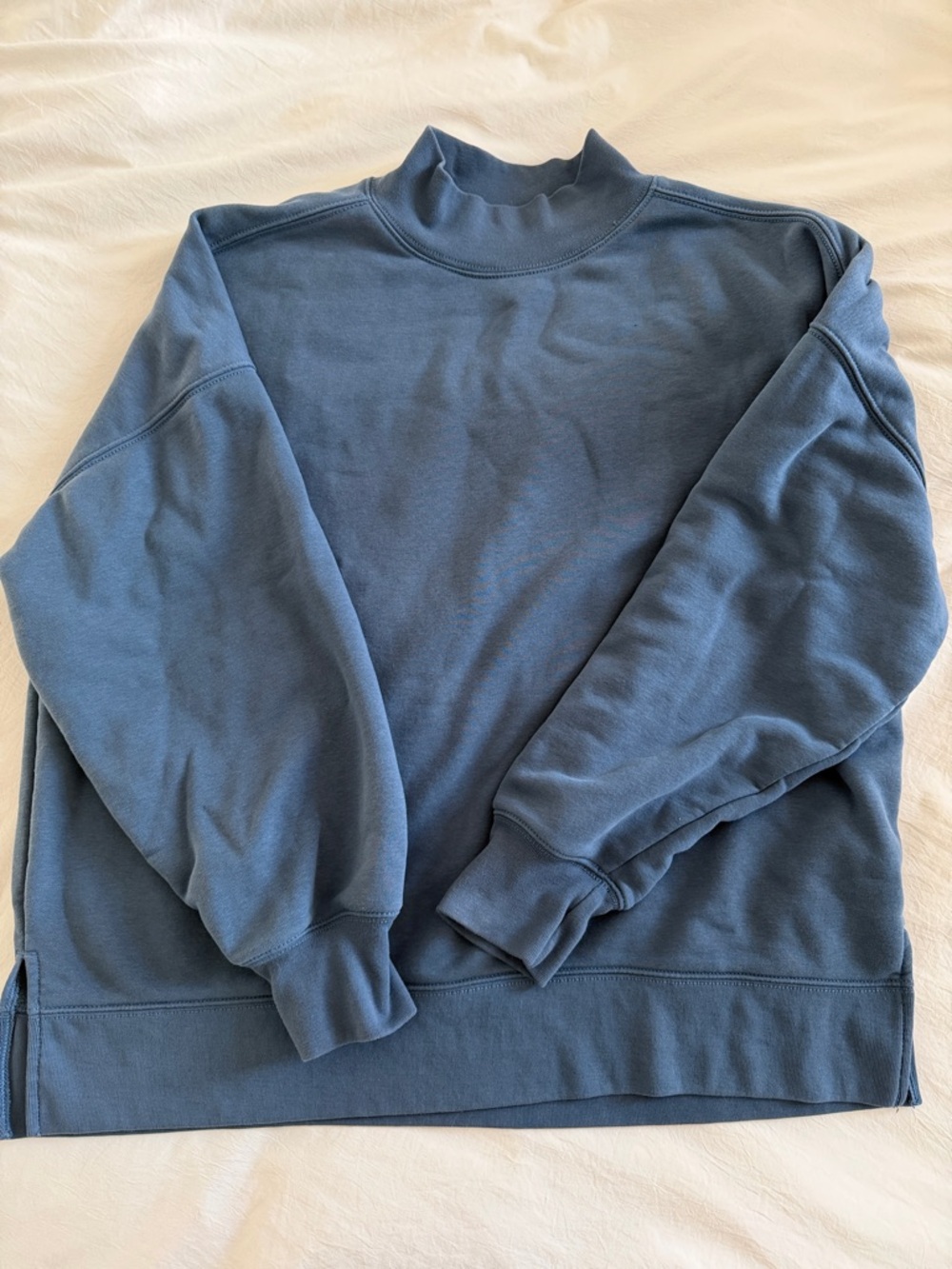 AE Everyday Luxe Oversized Mock Neck Sweatshirt